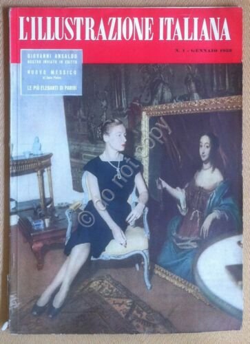 Rivista Magazine - Illustrazione Italiana n° 1 1952 - Egitto …