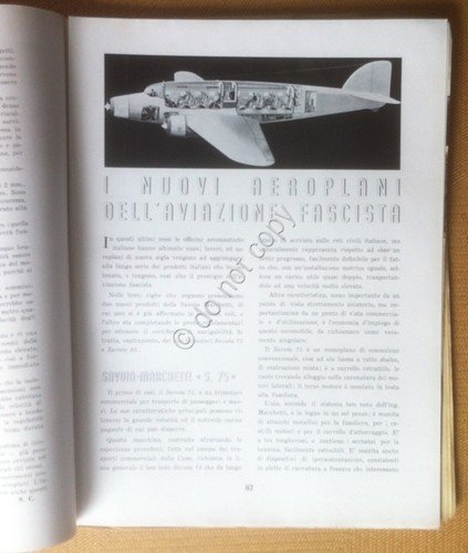 Rivista Magazine - L'Ala d'Italia - Febbraio Marzo 1938 - … | Immagine Gallery 3