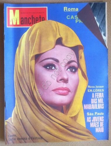 Rivista Magazine - Manchete 1964 - Sofia Loren - Feira …