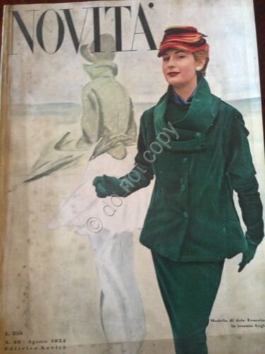 Rivista Magazine - Novit - Agosto 1954 n.46 Arredamento Moda …