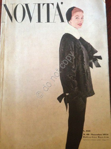 Rivista Magazine - Novità - Novembre1954 - n.49 Arredamento Moda …