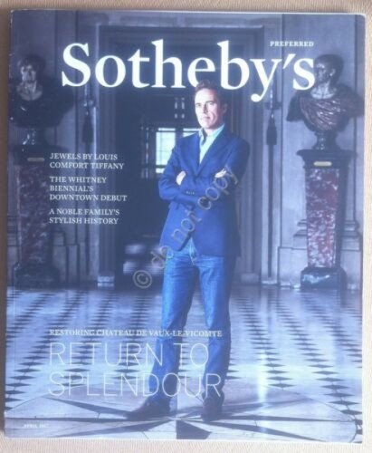 Rivista Magazine - Sotheby's Preferred - Aprile 2017 | Immagine principale