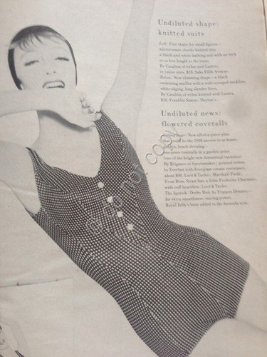 Rivista Magazine - Vogue America 1° Gennaio 1958 collezioni Ed. … | Immagine Gallery 2