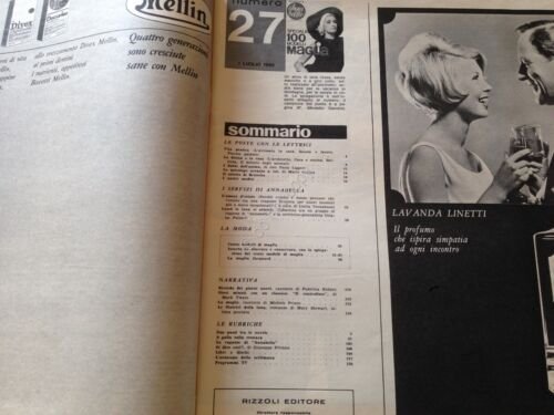 Rivista Magazine Annabella 1 Luglio 1965 n. 27 Fallaci inserto …