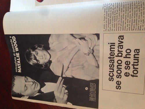 Rivista Magazine Annabella 1 Novembre 1964 n. 44 Natalie Wood