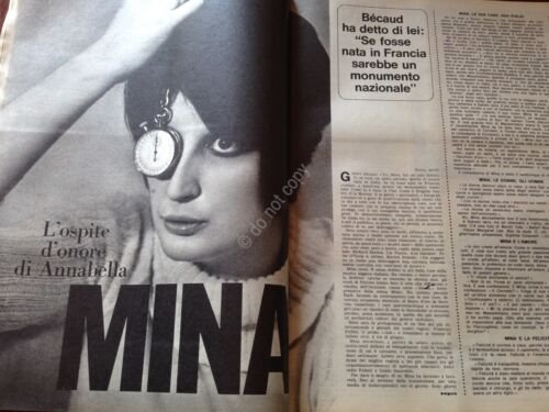 Rivista Magazine Annabella 13 Aprile 1967 n. 15 Mina Mike …