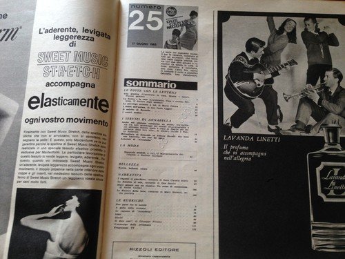 Rivista Magazine Annabella 17 Giugno 1965 n. 25 Dorelli Masiero | Immagine Gallery 2