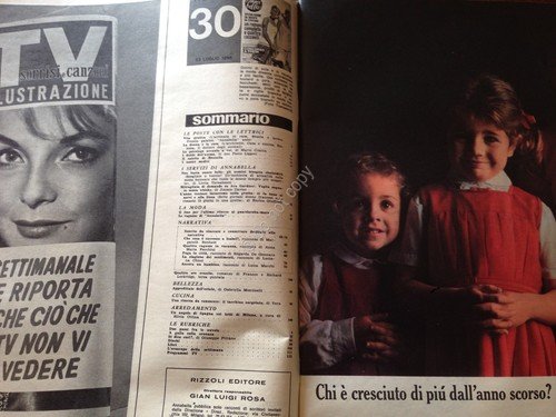 Rivista Magazine Annabella 22 Luglio 1965 n. 30 Ava Gardner