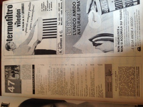 Rivista Magazine Annabella 22 Novembre 1964 n. 47 Gianni Motta | Immagine Gallery 2