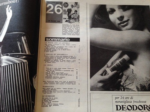 Rivista Magazine Annabella 24 Giugno 1965 n. 26 Bongusto Sinatra | Immagine Gallery 2