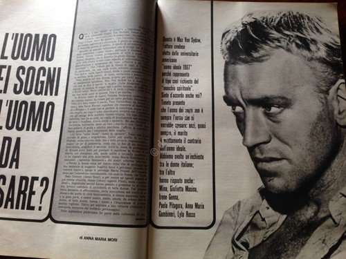 Rivista Magazine Annabella 25 Maggio 1967 n. 21 Von Sydow …