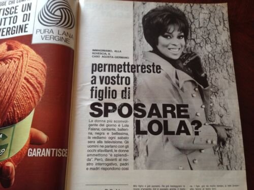 Rivista Magazine Annabella 27 Aprile 1967 n. 17 Cardinale Lola …