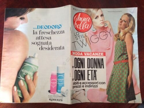 Rivista Magazine Annabella 29 Giugno 1967 n. 26 Twiggy Virna …