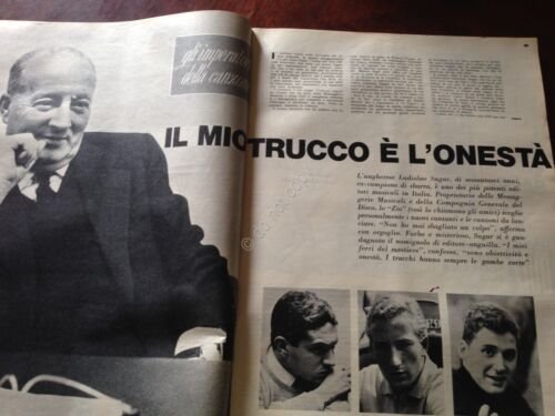 Rivista Magazine Annabella 6 Maggio 1965 n.19 Becaud Ladislao Sugar