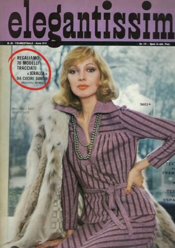 Rivista Magazine Elegantissima n.42 Inverno 1978 Ed ibi moda femminile …