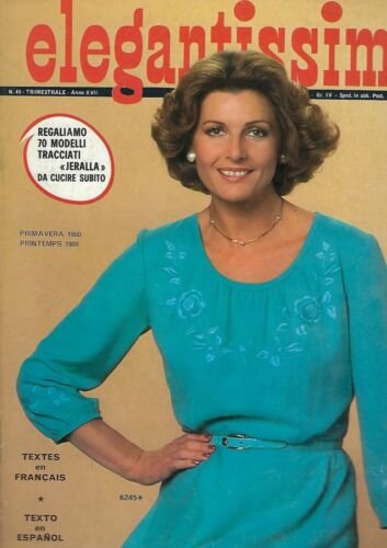 Rivista Magazine Elegantissima n.49 Primavera 1980 Ed ibi moda femminile …