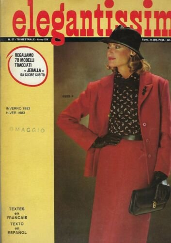 Rivista Magazine Elegantissima n.57 Inverno 1983 Ed ibi moda femminile …