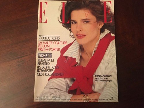 Rivista Magazine Elle 10 Marzo 1980 n. 1783 Fanny Ardant | Immagine principale