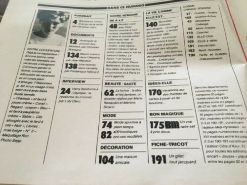 Rivista Magazine Elle 17 Settembre 1979 n. 1758 Harry Belafonte | Immagine Gallery 2