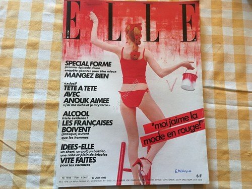 Rivista Magazine Elle 23 Giugno 1980 n. 1798 Annie Chaplin | Immagine principale
