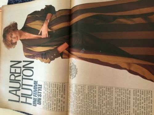 Rivista Magazine Elle 24 Gennaio 1983 n. 1933 Lauren Hutton | Immagine Gallery 3