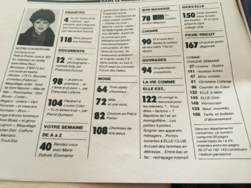 Rivista Magazine Elle 24 Settembre 1979 n. 1759 | Immagine Gallery 2