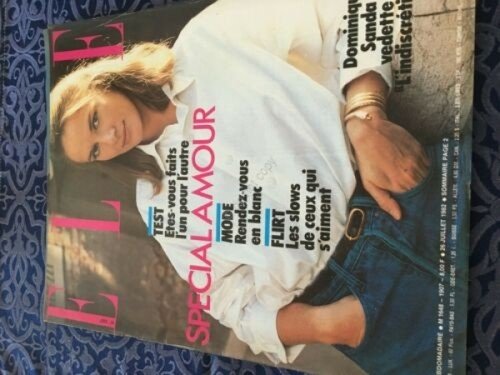 Rivista Magazine Elle 26 Luglio 1982 n.1907 Dominique Sanda