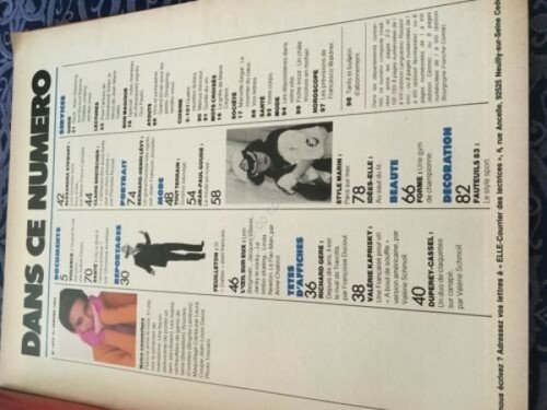 Rivista Magazine Elle 31 Gennaio 1983 n. 1934 Richard Gere