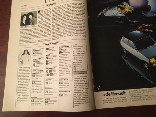 Rivista Magazine Elle 31 Marzo 1980 n. 1786 Celentano | Immagine Gallery 2