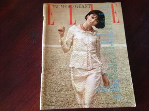 Rivista Magazine Elle France 10 Avril 1964 N.955 Auto d'epoca