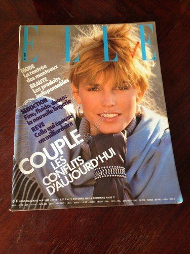 Rivista Magazine Elle France 11 Octobre 1982 N.1918 Annette Stai … | Immagine principale
