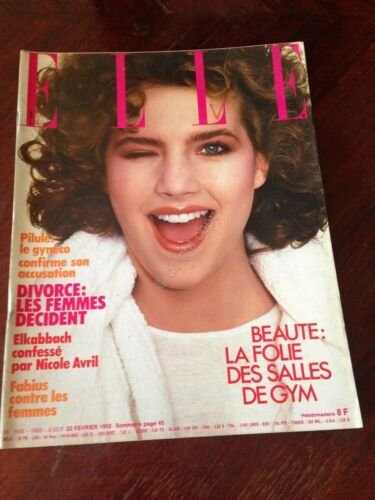 Rivista Magazine Elle France 22 Fevrier 1982 N.1885 Candice Berger …