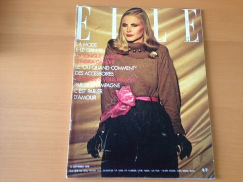 Rivista Magazine Elle France 30 Ottobre 1978 n.1712 Cadillac 1955 …