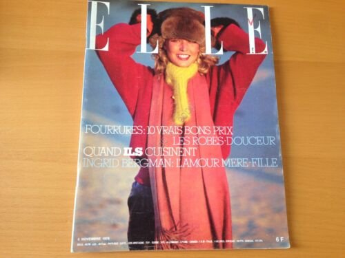 Rivista Magazine Elle France 6 Novembre 1978 n.1713 Neris Les …