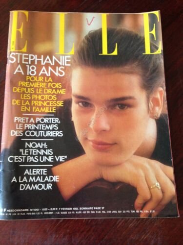 Rivista Magazine Elle France 7 Fevrier 1983 N.1935 Stephanie de …