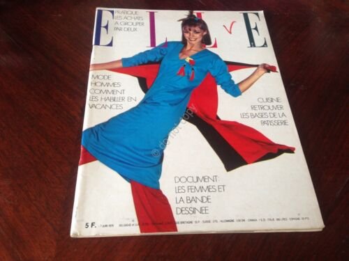 Rivista Magazine Elle France 7 Juin 1976