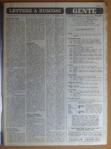 Rivista Magazine Gente - 18 Giugno 1969 - Sofia Loren … | Immagine Gallery 2