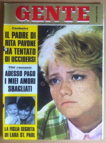 Rivista Magazine Gente - 4 Giugno 1969 - Ira Füstemberg …