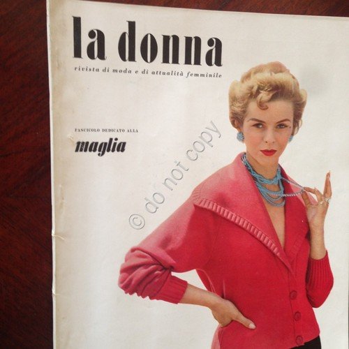Rivista Magazine La Donna Agosto 1954 Rizzoli Editore Moda e … | Immagine principale