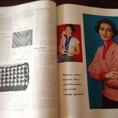 Rivista Magazine La Donna Agosto 1954 Rizzoli Editore Moda e …