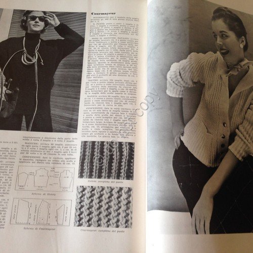Rivista Magazine La Donna Agosto 1954 Rizzoli Editore Moda e …