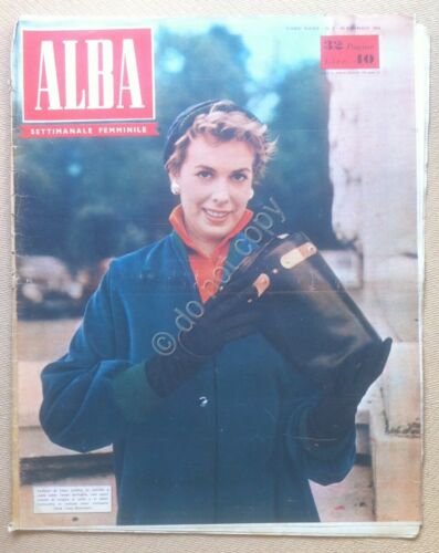 Rivista moda abiti - Alba - 10 Gennaio 1954 Anno …