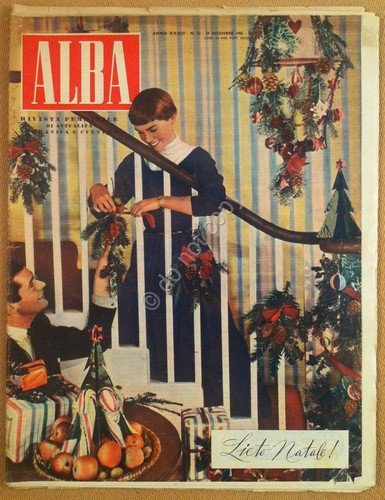 Rivista moda abiti - Alba - 25 Dicembre 1955 - … | Immagine principale