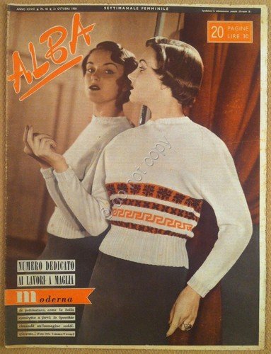 Rivista moda abiti - Alba - 31 Ottobre 1950 - … | Immagine principale