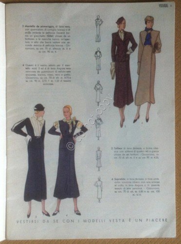 Rivista Vesta - n° 1 Gennaio-Febbraio 1933 - autarchia - …