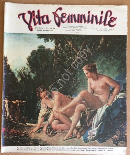 Rivista Vita Femminile - Agosto 1932 - Pubblicità Richard Ginori … | Immagine principale