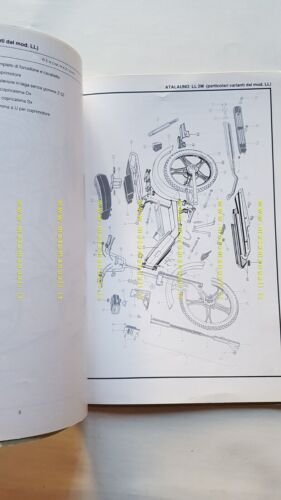 Rizzato 50 Atala Uno 1985 catalogo ricambi TELAIO ORIGINALE parts …