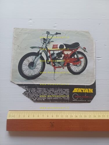 Rizzato 50 Satan depliant italiano originale