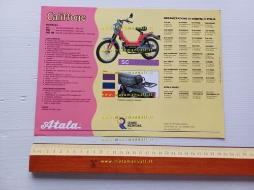 Rizzato Califfone Pi 50 1997 depliant originale