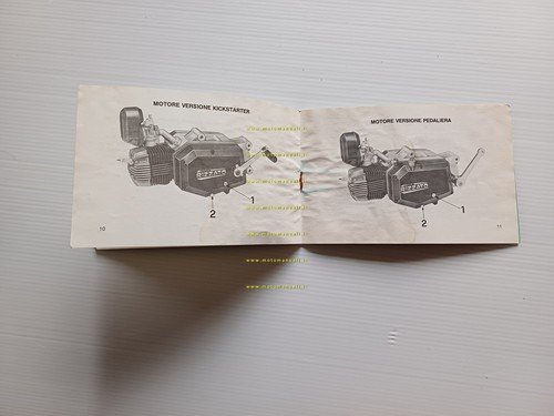 Rizzato Motore 122 A anni 70-80 manuale uso originale ciclomotore